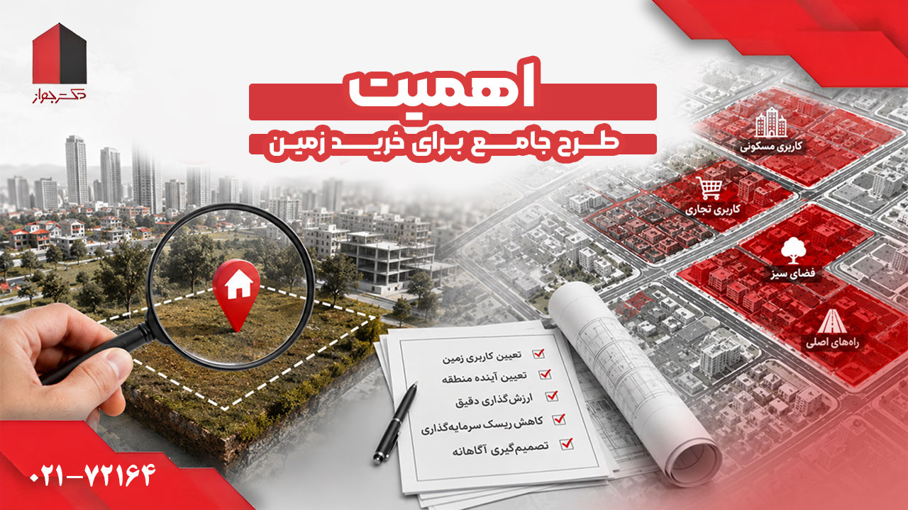اهمیت طرح جامع برای خرید زمین